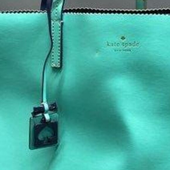 Kate Spade Scalloped Edge Leather Tote Bag - Picture 10 of 10